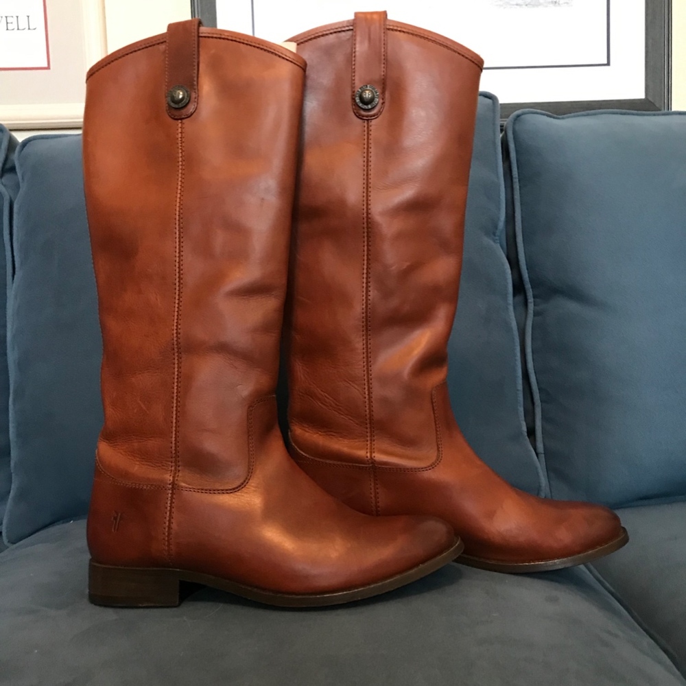 Frye Melissa button tall boots